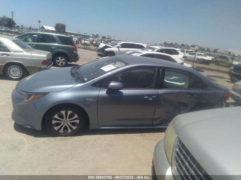 2021 TOYOTA COROLLA HYBRID LE - JTDEAMDE2MJ012604