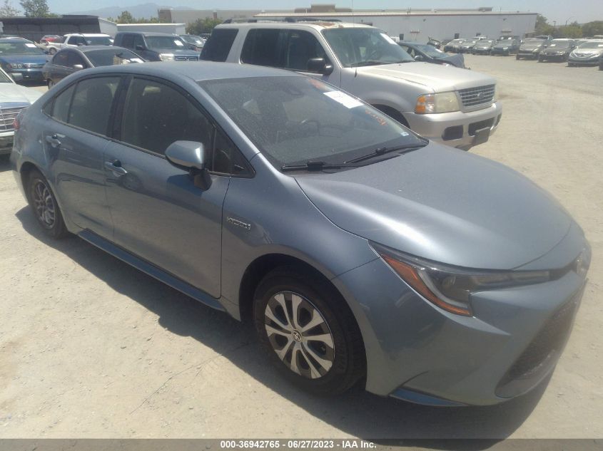 2021 TOYOTA COROLLA HYBRID LE - JTDEAMDE2MJ012604