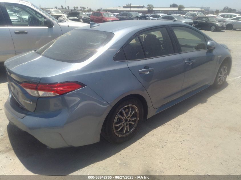 2021 TOYOTA COROLLA HYBRID LE - JTDEAMDE2MJ012604