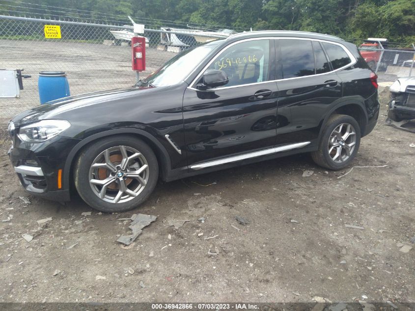 2020 BMW X3 XDRIVE30I - 5UXTY5C01L9B41367