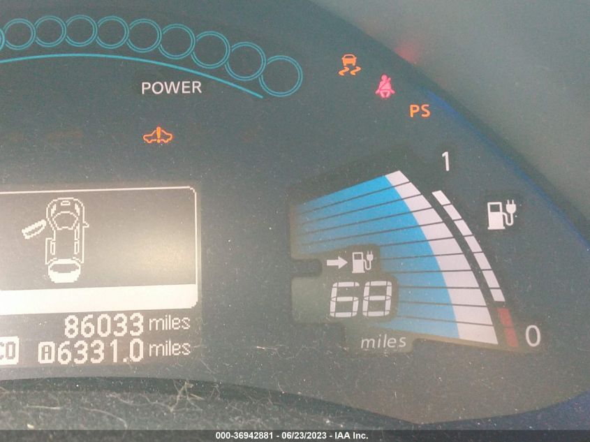 2013 NISSAN LEAF SV - 1N4AZ0CP3DC412054