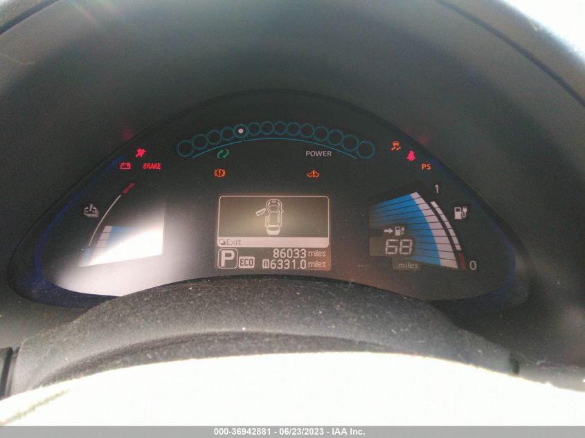 2013 NISSAN LEAF SV - 1N4AZ0CP3DC412054