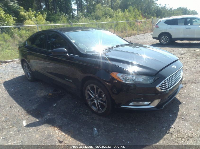 2017 FORD FUSION HYBRID SE - 3FA6P0LU4HR324610