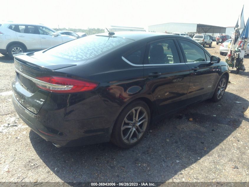 2017 FORD FUSION HYBRID SE - 3FA6P0LU4HR324610