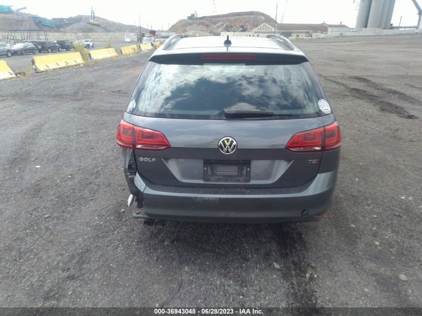 2016 VOLKSWAGEN GOLF SPORTWAGEN TSI S 3VWC17AU8GM508306