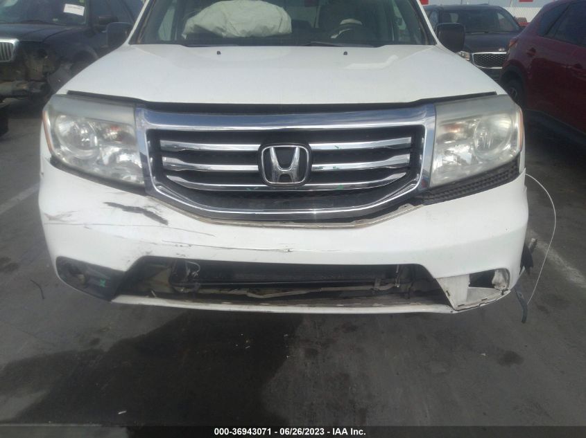 2014 HONDA PILOT LX - 5FNYF3H26EB007214