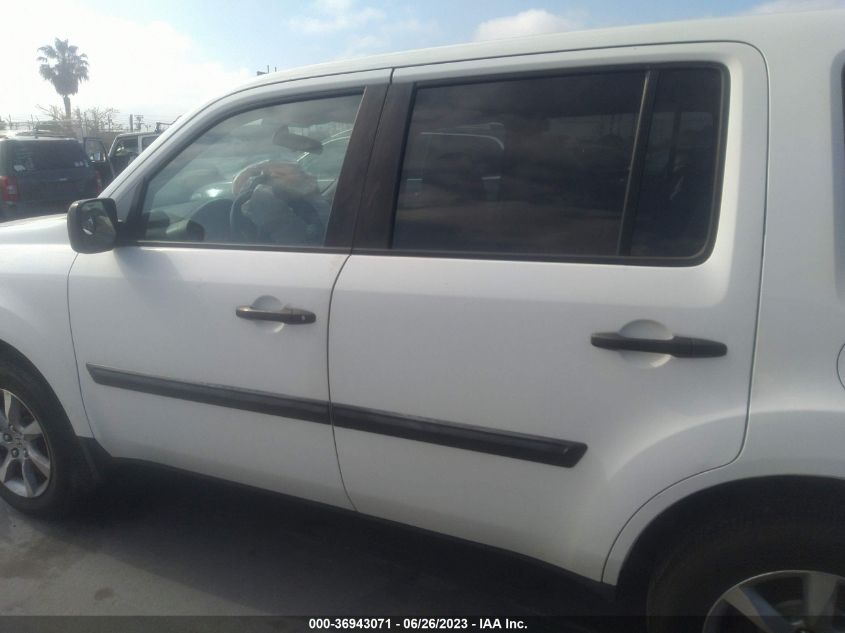2014 HONDA PILOT LX - 5FNYF3H26EB007214