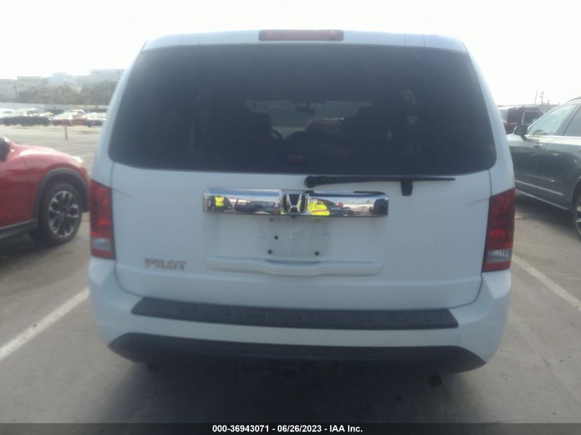2014 HONDA PILOT LX - 5FNYF3H26EB007214