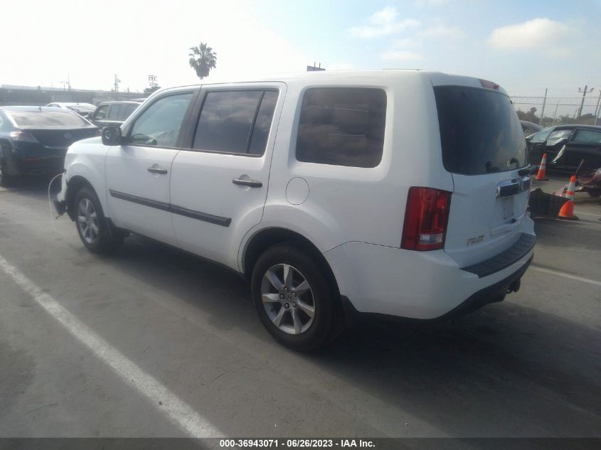 2014 HONDA PILOT LX - 5FNYF3H26EB007214
