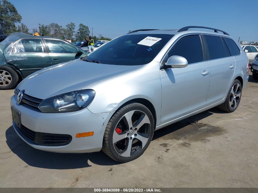 2013 VOLKSWAGEN JETTA SPORTWAGEN TDI W/SUNROOF - 3VWPL7AJXDM620960