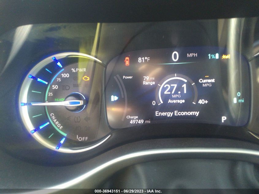 2021 CHRYSLER PACIFICA HYBRID TOURING L - 2C4RC1L78MR599383