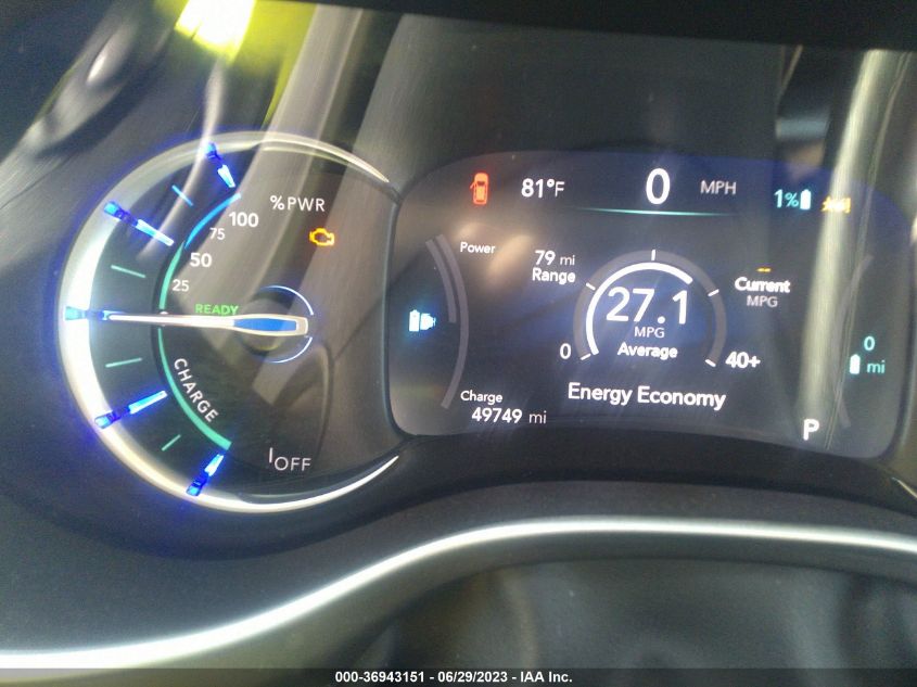 2021 CHRYSLER PACIFICA HYBRID TOURING L - 2C4RC1L78MR599383