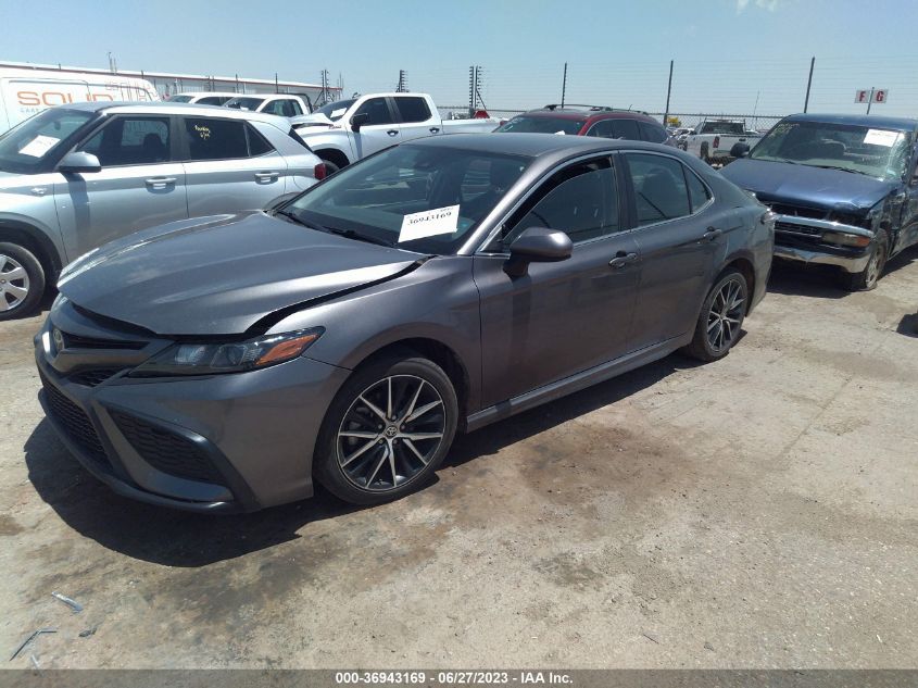 2021 TOYOTA CAMRY SE/SE NIGHT SHADE - 4T1G11AK1MU524317