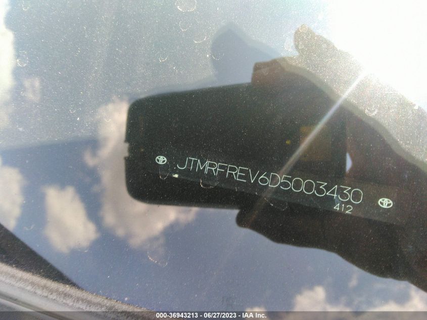 2013 TOYOTA RAV4 XLE - JTMRFREV6D5003430