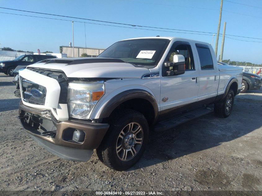 2016 FORD SUPER DUTY F-250 SRW LARIAT/PLATINUM - 1FT7W2BT6GEB52894