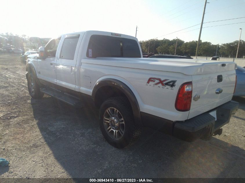 2016 FORD SUPER DUTY F-250 SRW LARIAT/PLATINUM - 1FT7W2BT6GEB52894