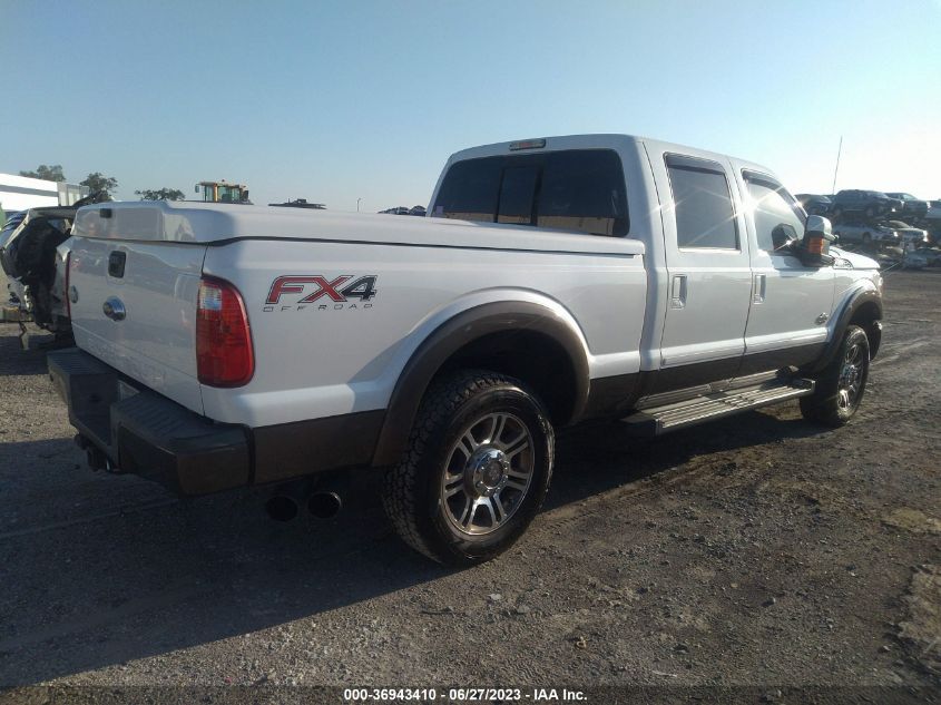 2016 FORD SUPER DUTY F-250 SRW LARIAT/PLATINUM - 1FT7W2BT6GEB52894