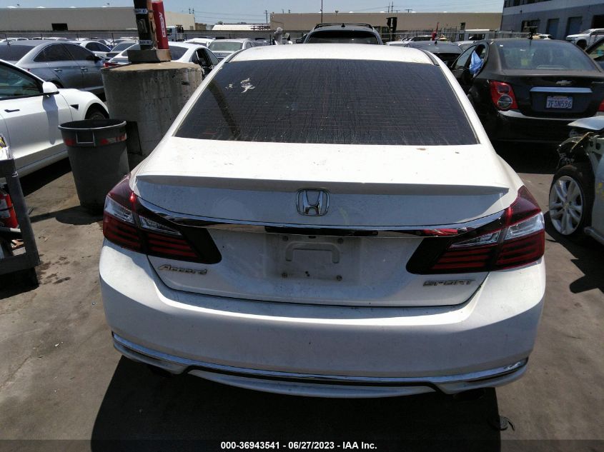 2017 HONDA ACCORD SEDAN SPORT - 1HGCR2F53HA193155