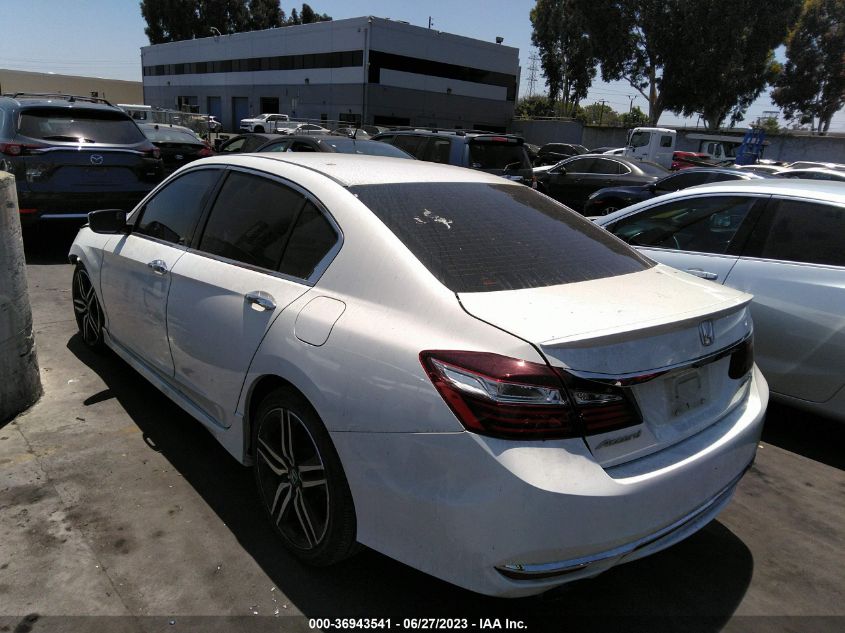 2017 HONDA ACCORD SEDAN SPORT - 1HGCR2F53HA193155