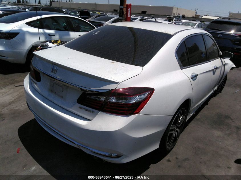 2017 HONDA ACCORD SEDAN SPORT - 1HGCR2F53HA193155