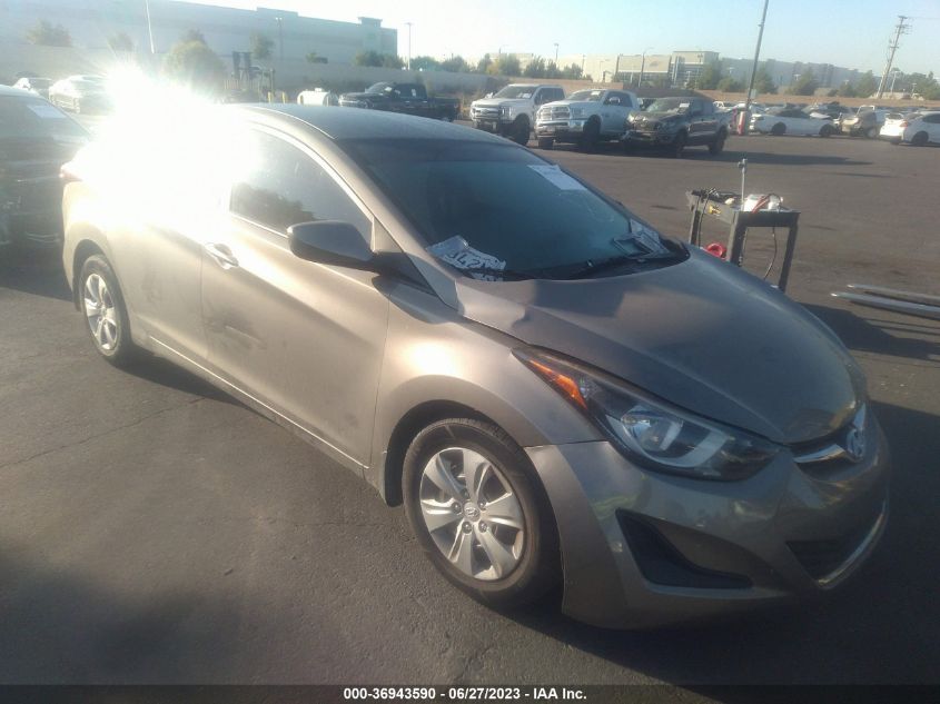 2016 HYUNDAI ELANTRA SE - 5NPDH4AE6GH799405