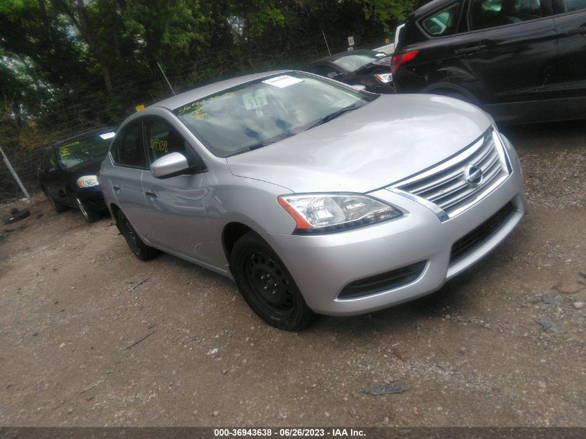 2014 NISSAN SENTRA S/FE+ S/SV/FE+ SV/SR/SL - 3N1AB7AP7EY215846