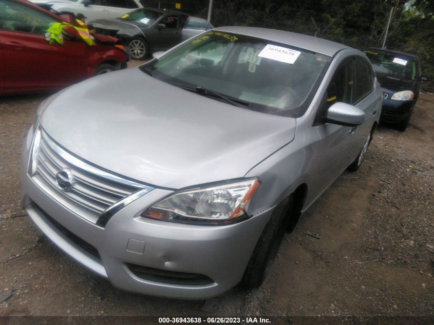 2014 NISSAN SENTRA S/FE+ S/SV/FE+ SV/SR/SL - 3N1AB7AP7EY215846