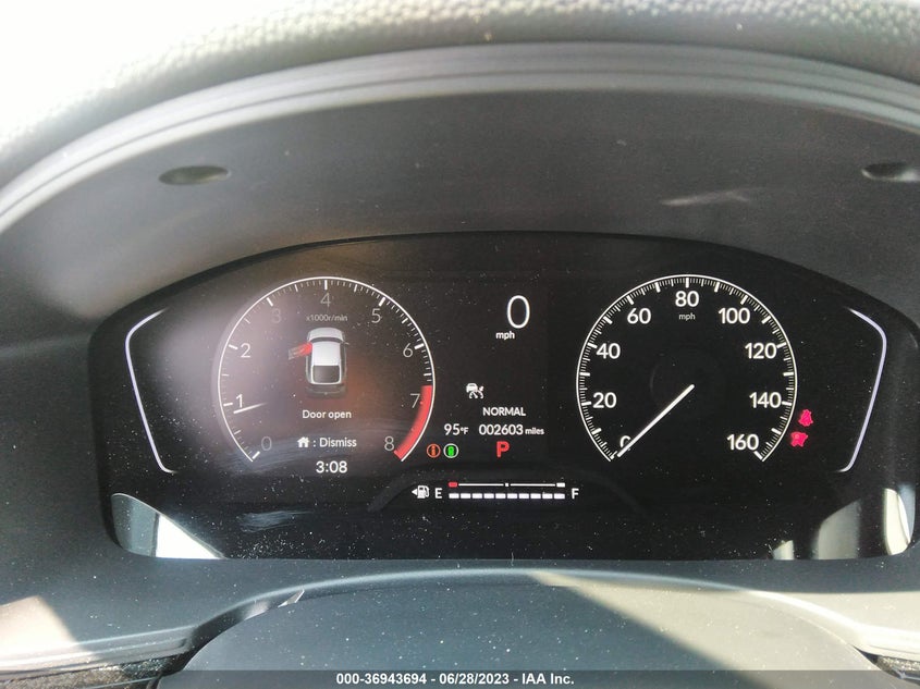 VIN 19XFL2H83PE000082 2023 HONDA CIVIC HATCHBACK SPORT