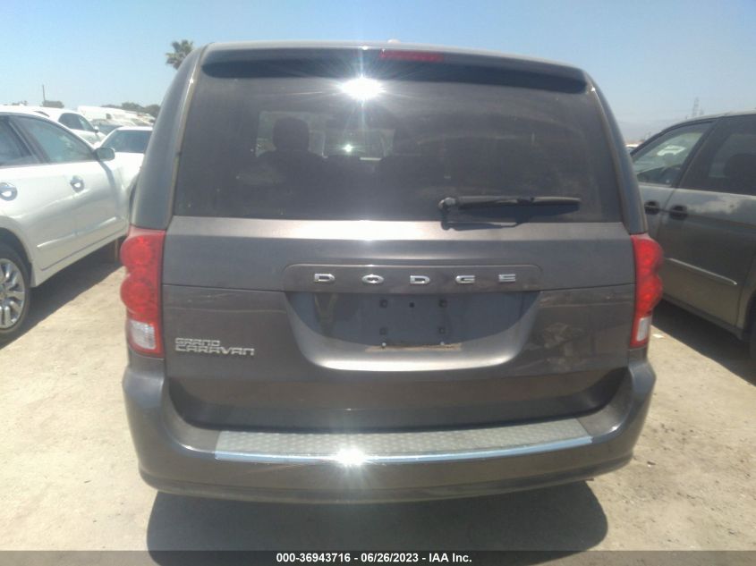 2016 DODGE GRAND CARAVAN SE - 2C4RDGBG0GR132027