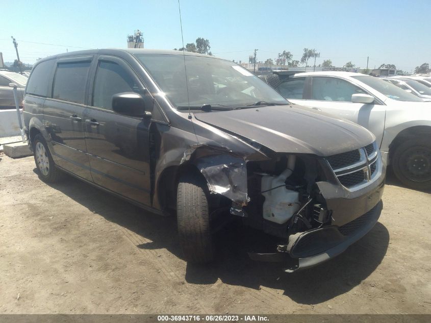 2016 DODGE GRAND CARAVAN SE - 2C4RDGBG0GR132027