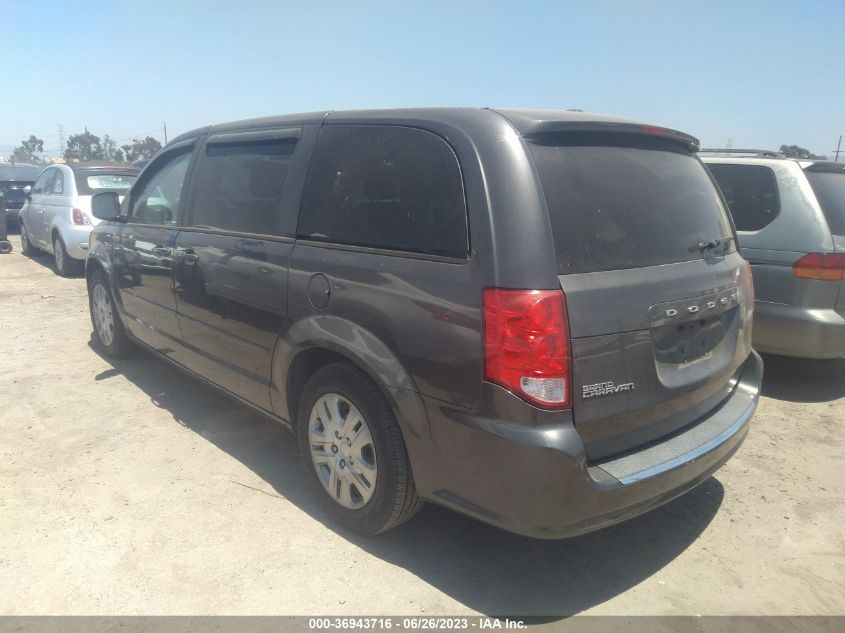 2016 DODGE GRAND CARAVAN SE - 2C4RDGBG0GR132027