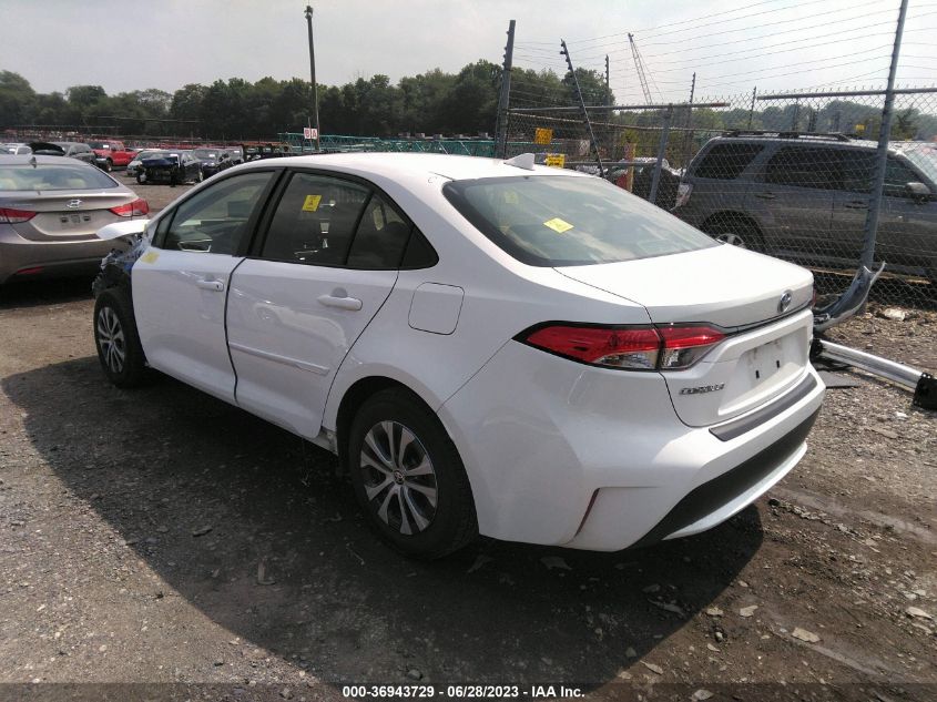 2022 TOYOTA COROLLA HYBRID LE - JTDEAMDE0N3013224