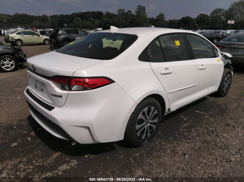 2022 TOYOTA COROLLA HYBRID LE - JTDEAMDE0N3013224