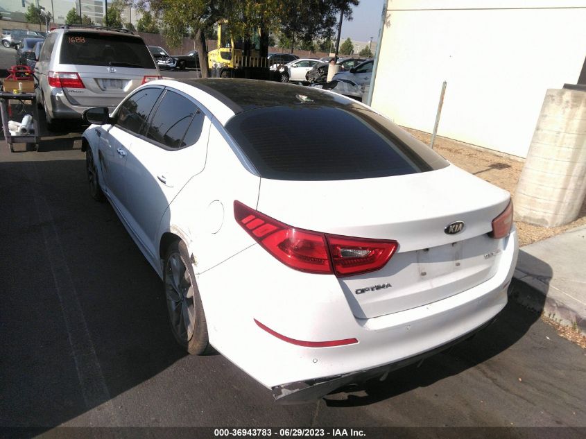 2015 KIA OPTIMA SX TURBO - 5XXGR4A65FG388445