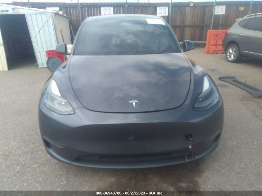2022 TESLA MODEL Y - 7SAYGDEF9NF543216