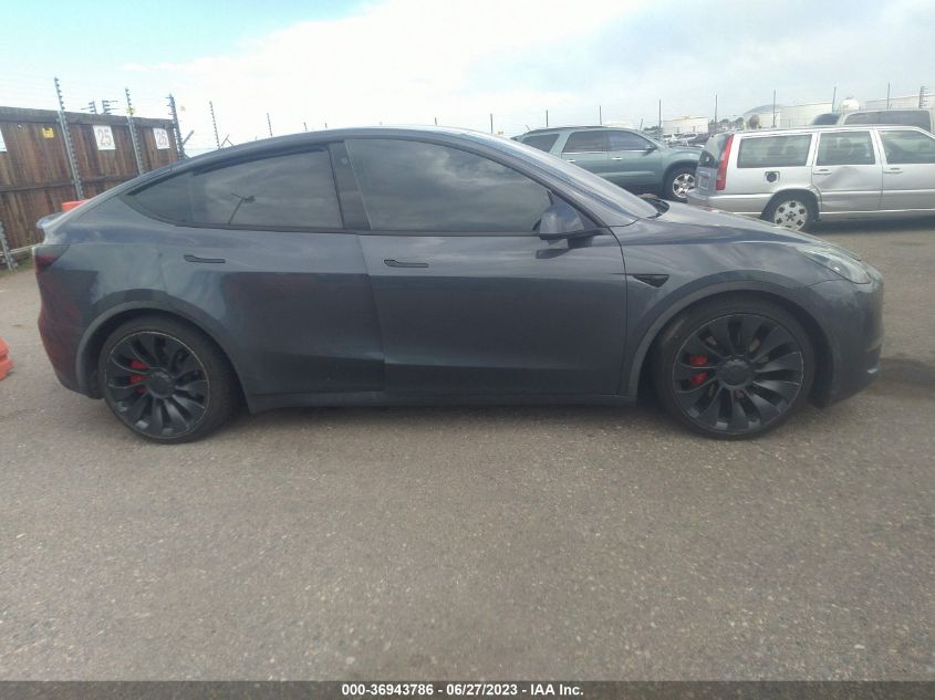 2022 TESLA MODEL Y - 7SAYGDEF9NF543216
