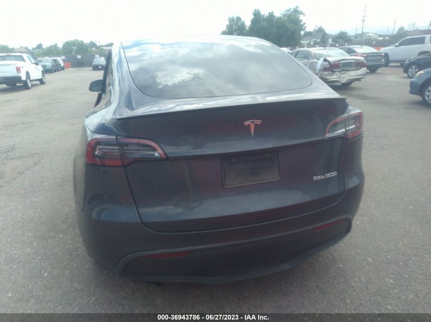 2022 TESLA MODEL Y - 7SAYGDEF9NF543216