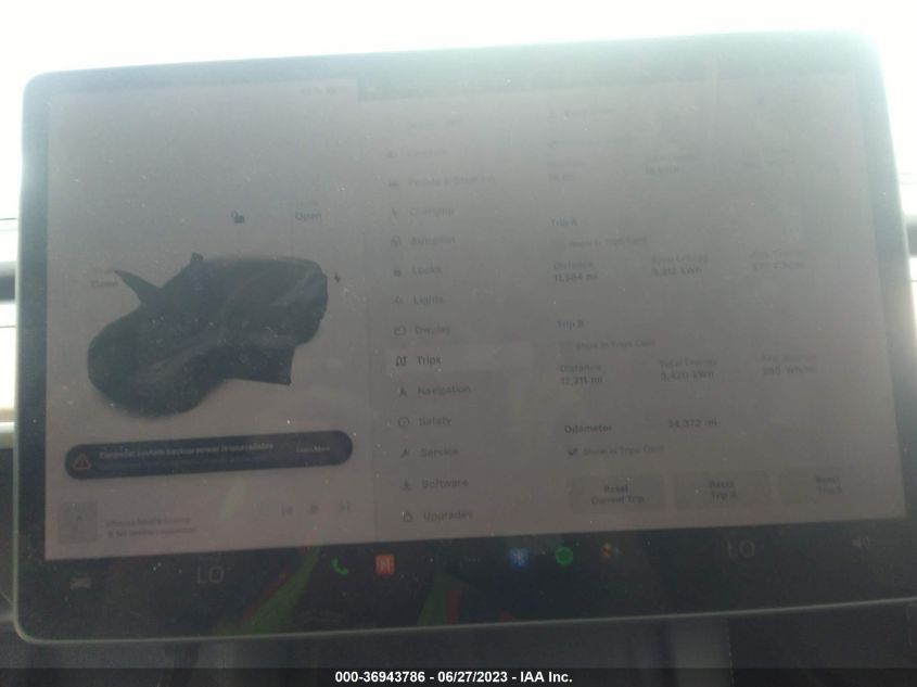 2022 TESLA MODEL Y - 7SAYGDEF9NF543216