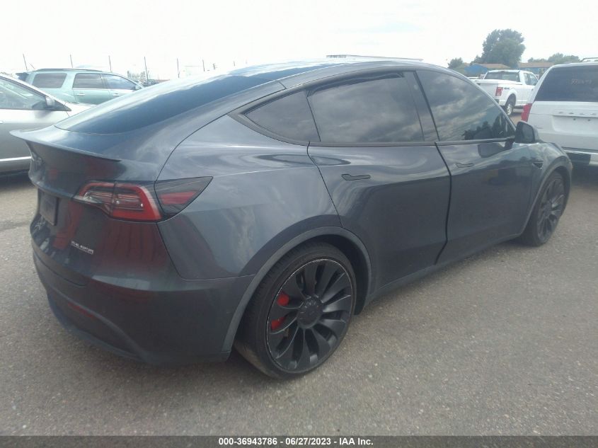2022 TESLA MODEL Y - 7SAYGDEF9NF543216