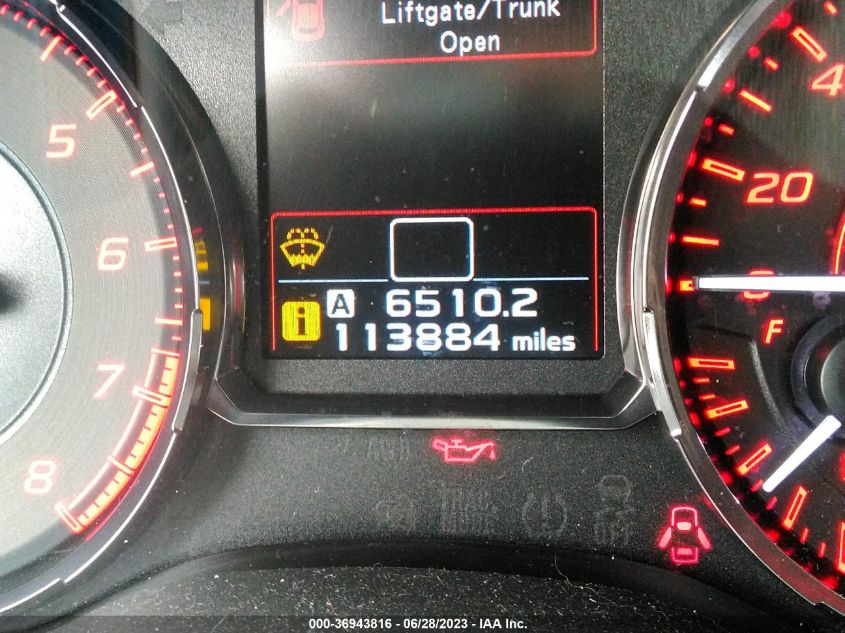 2016 SUBARU WRX - JF1VA1B63G9803441