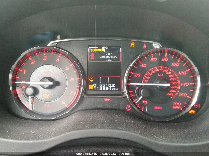 2016 SUBARU WRX - JF1VA1B63G9803441