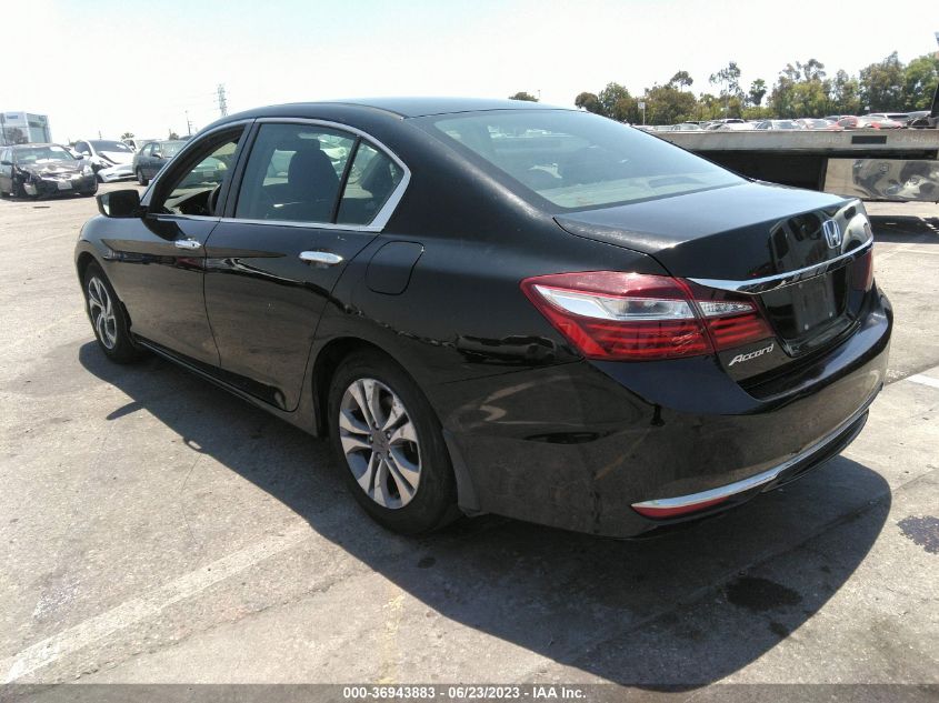 2016 HONDA ACCORD SEDAN LX - 1HGCR2F3XGA238038