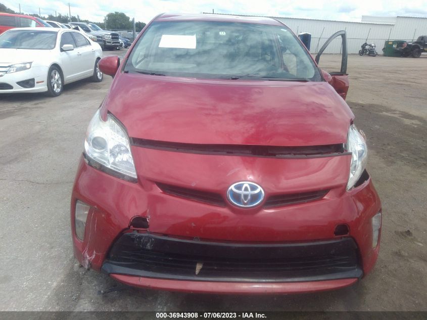 2013 TOYOTA PRIUS ONE/TWO/THREE/FOUR/FIVE - JTDKN3DU4D0350245