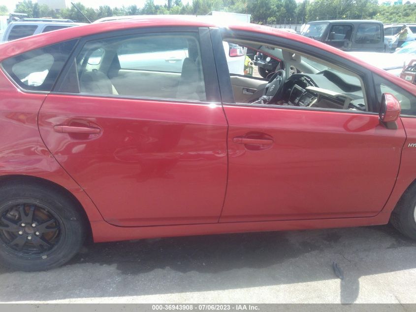 2013 TOYOTA PRIUS ONE/TWO/THREE/FOUR/FIVE - JTDKN3DU4D0350245