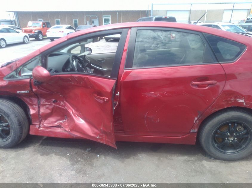 2013 TOYOTA PRIUS ONE/TWO/THREE/FOUR/FIVE - JTDKN3DU4D0350245