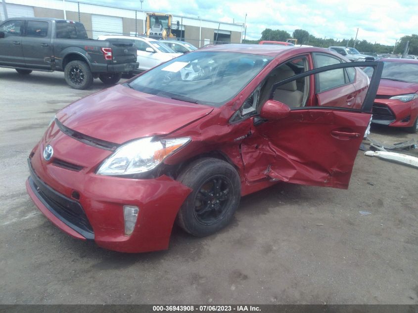 2013 TOYOTA PRIUS ONE/TWO/THREE/FOUR/FIVE - JTDKN3DU4D0350245