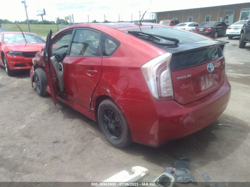 2013 TOYOTA PRIUS ONE/TWO/THREE/FOUR/FIVE - JTDKN3DU4D0350245