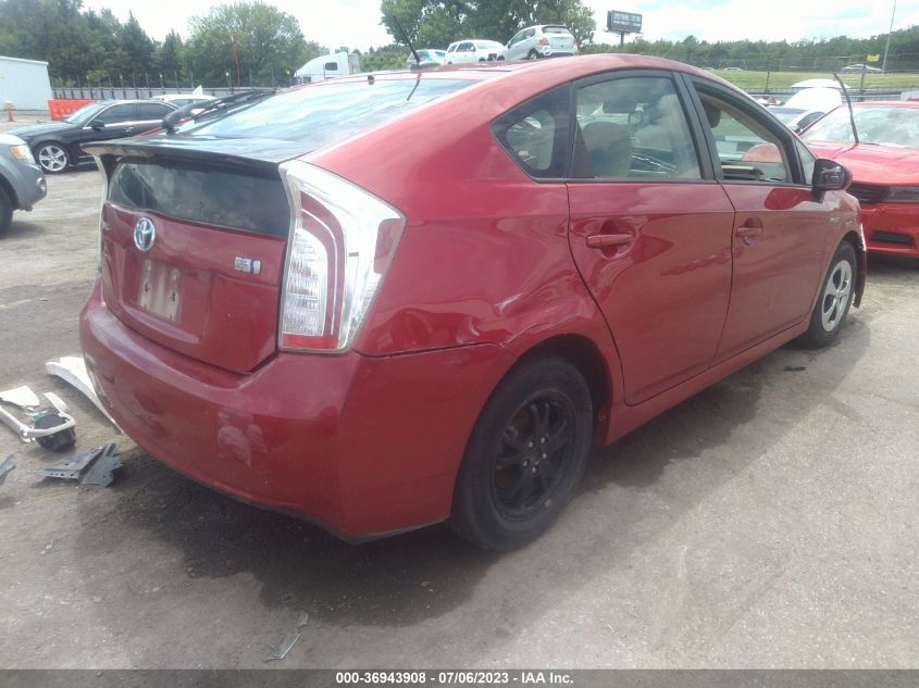 2013 TOYOTA PRIUS ONE/TWO/THREE/FOUR/FIVE - JTDKN3DU4D0350245