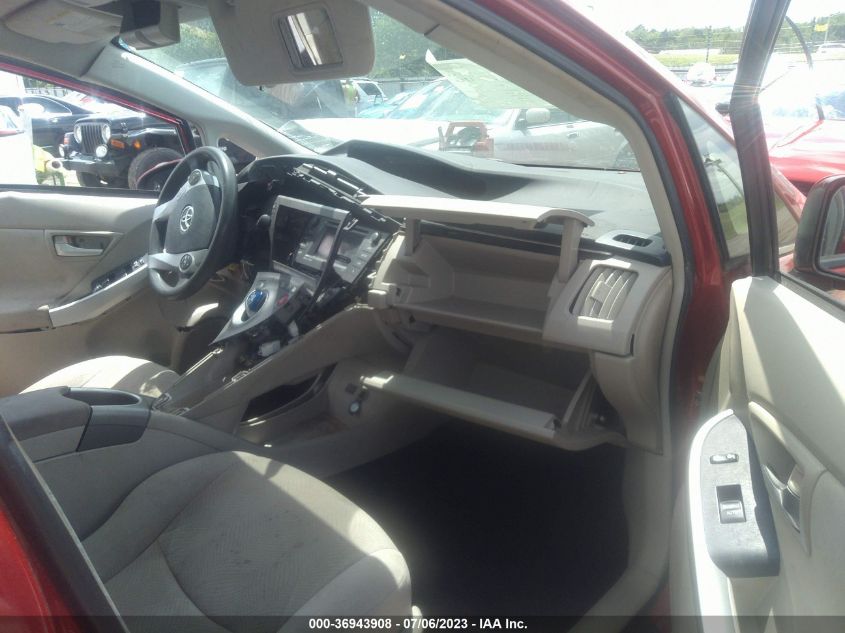 2013 TOYOTA PRIUS ONE/TWO/THREE/FOUR/FIVE - JTDKN3DU4D0350245