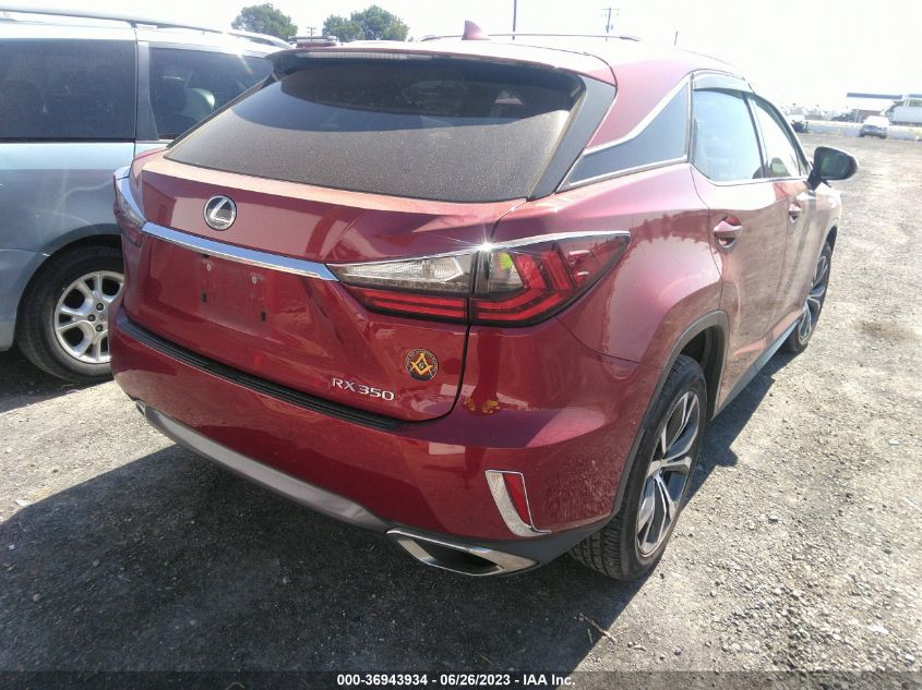 2016 LEXUS RX 350 - 2T2ZZMCA3GC006041